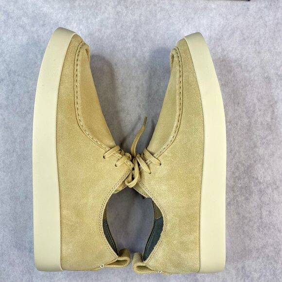 Everlane Shoes Mens Size 12.5 Beige The Desert Shoe Suede Leather Lace Up Loafer main image 14